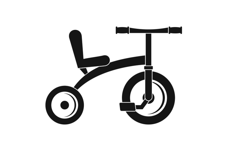 retro-tricycle-icon-simple-style