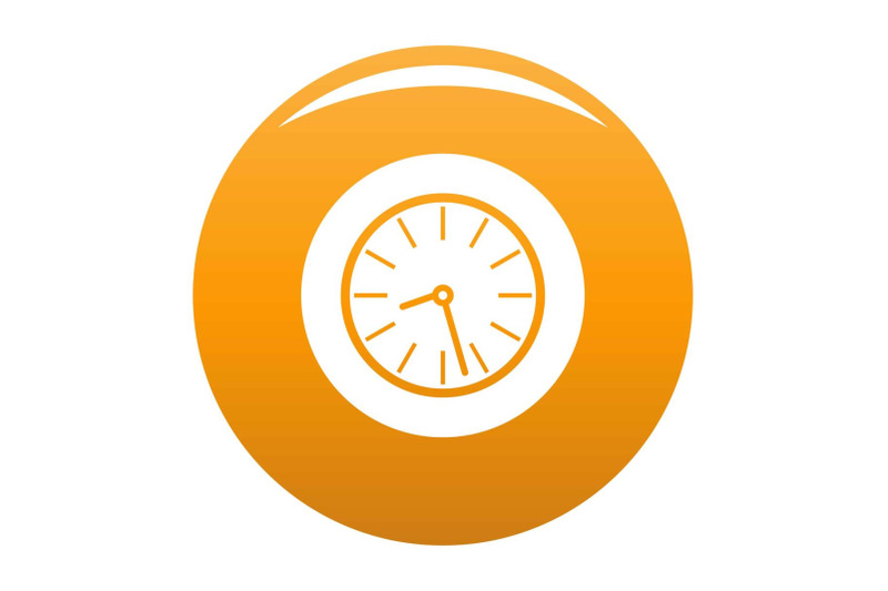 clock-business-icon-vector-orange