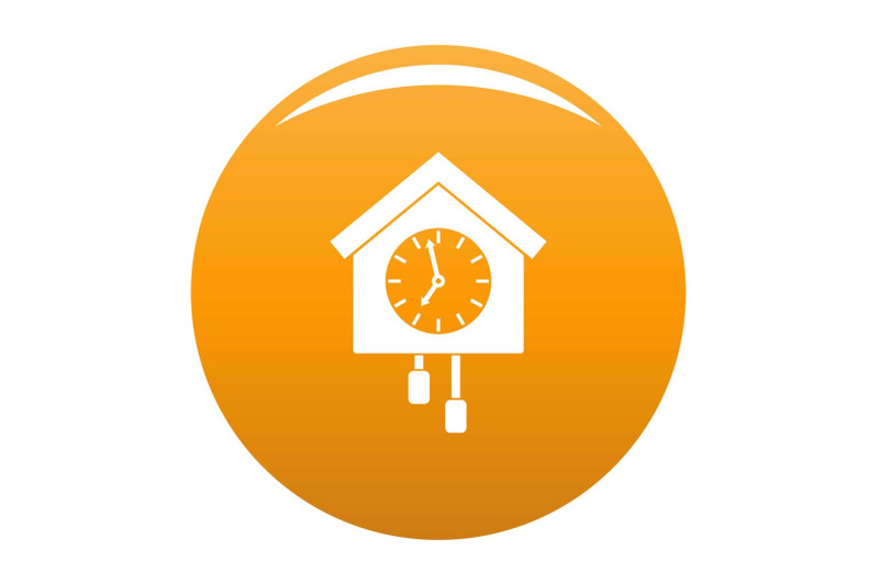 clock-creative-icon-vector-orange