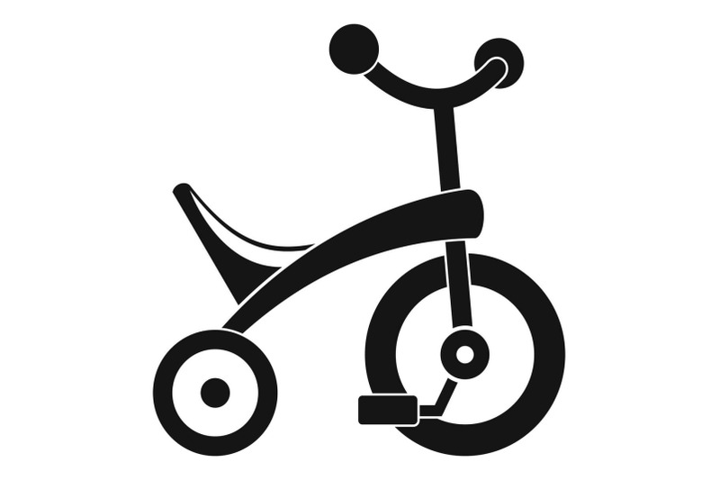 baby-tricycle-icon-simple-style