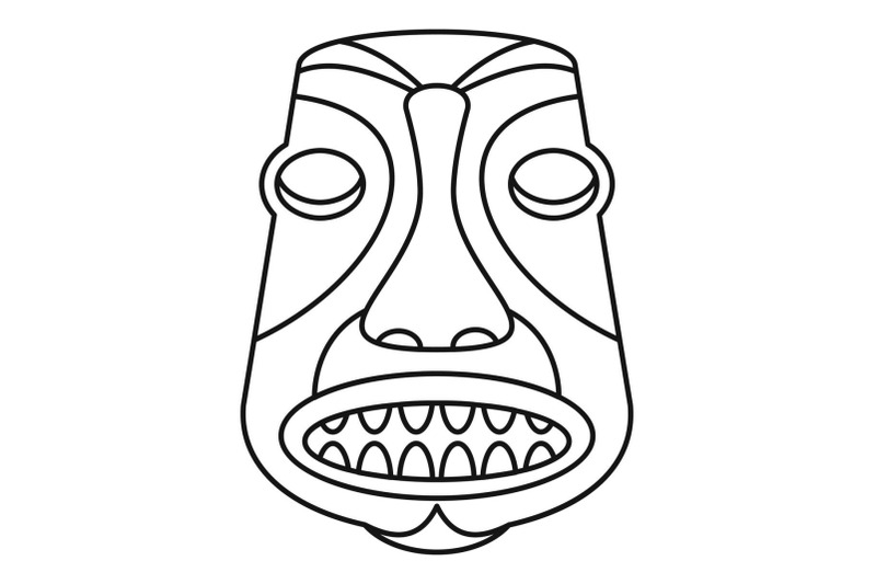 hawaii-idol-icon-outline-style