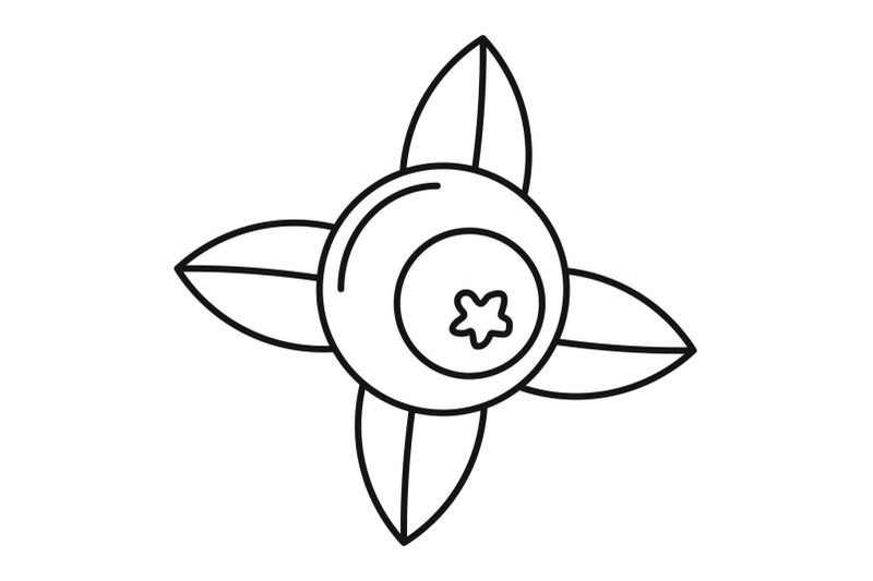 eco-berry-icon-outline-style