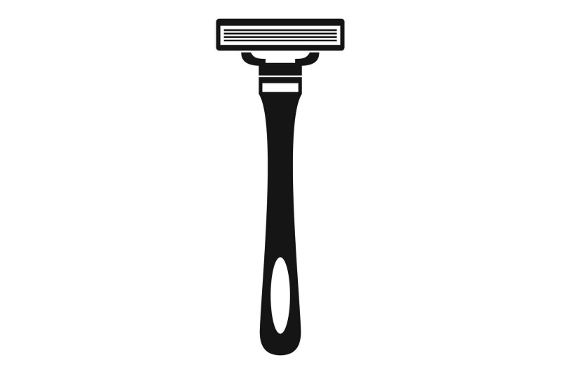 man-razor-icon-simple-style