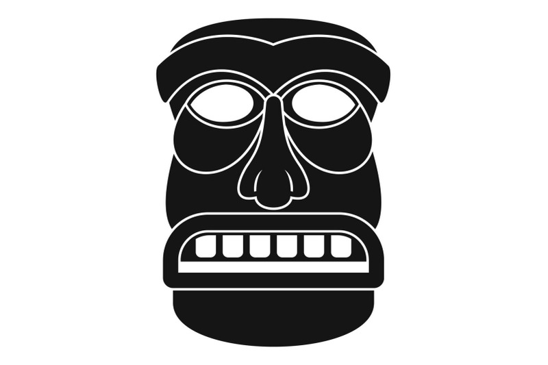 aztec-idol-icon-simple-style