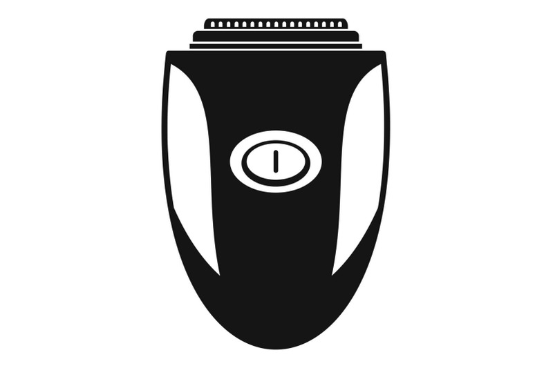 woman-shaver-icon-simple-style