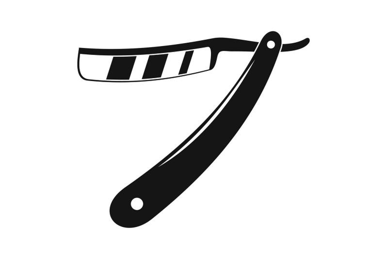 razor-blade-icon-simple-style