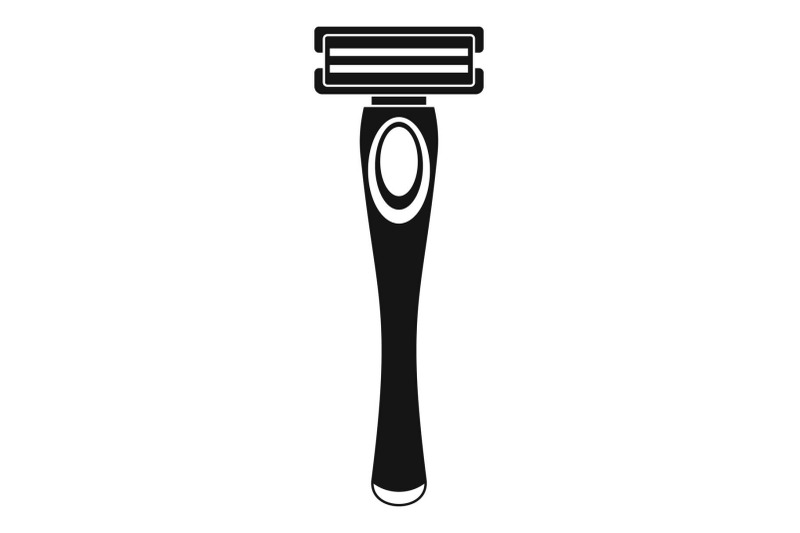 woman-razor-icon-simple-style
