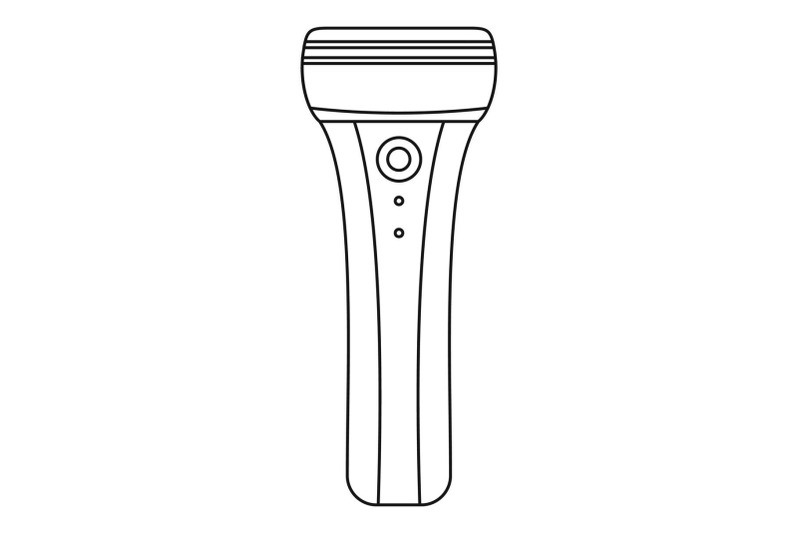 electric-razor-icon-outline-style