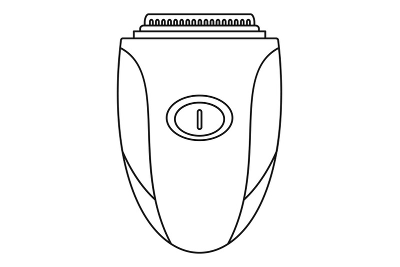 woman-shaver-icon-outline-style