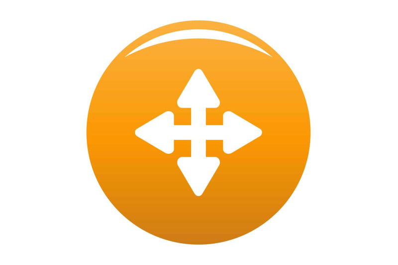 cursor-displacement-element-icon-vector-orange