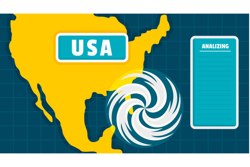 usa-map-tornado-background-flat-style