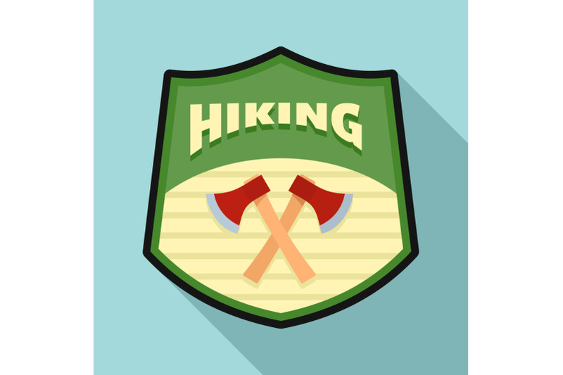 hiking-logo-flat-style