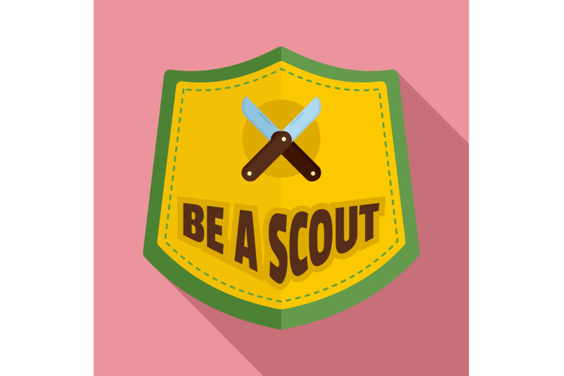 be-a-scout-logo-flat-style