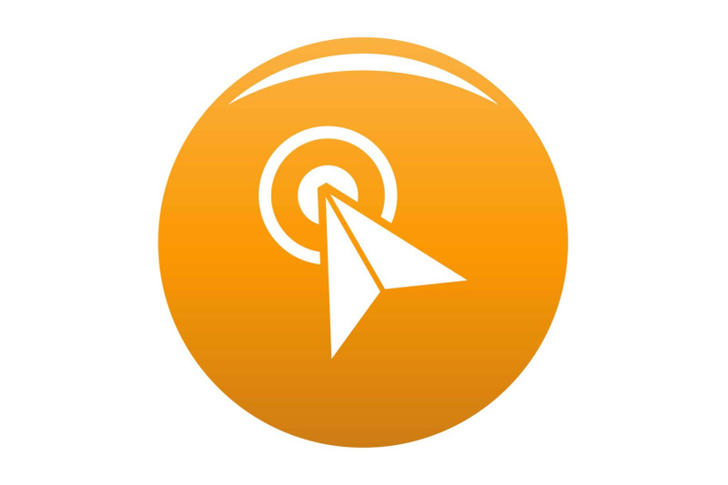 cursor-technology-element-icon-vector-orange