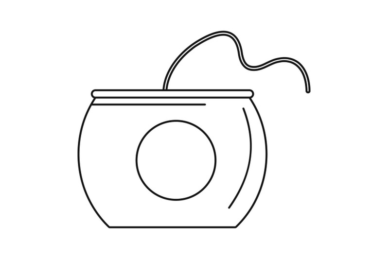 floss-box-icon-outline-style