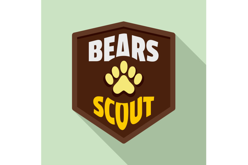 bears-scout-logo-flat-style