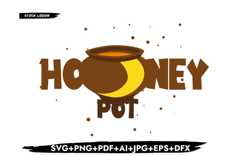 honey-pot-brown-svg