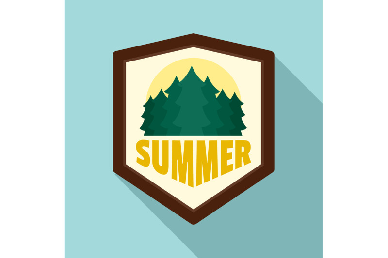 summer-forest-logo-flat-style