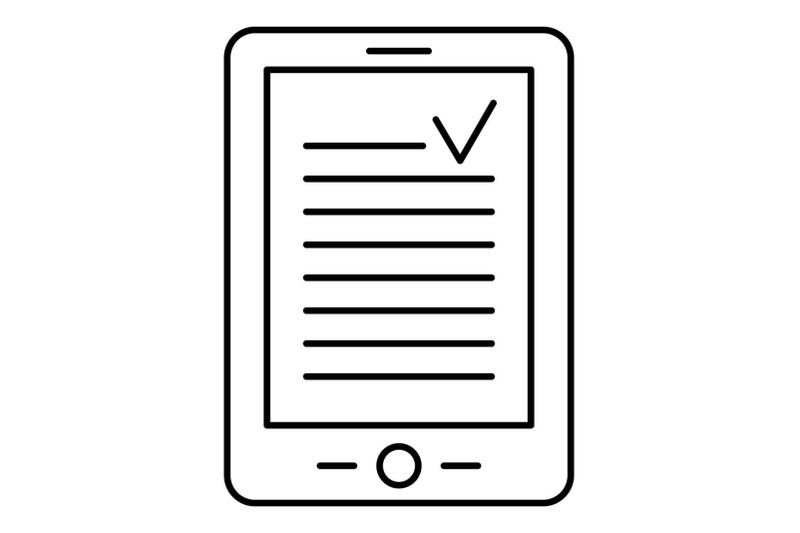 reading-device-icon-outline-style