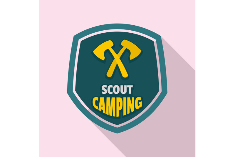 scout-camping-logo-flat-style