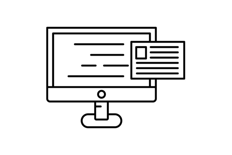 new-web-mail-icon-outline-style