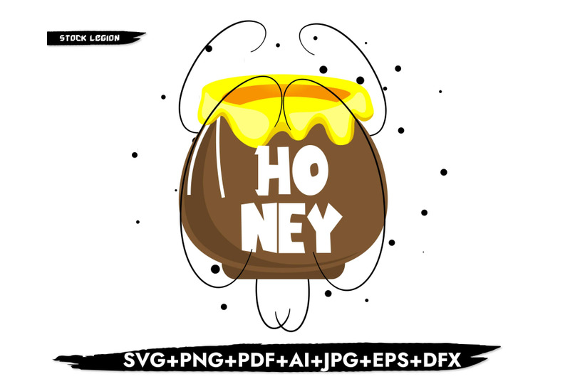 honey-pot-honey-drip-svg