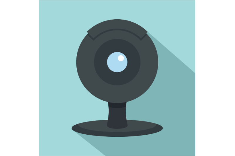 web-camera-icon-flat-style
