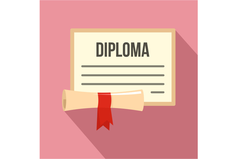 graduation-diploma-icon-flat-style