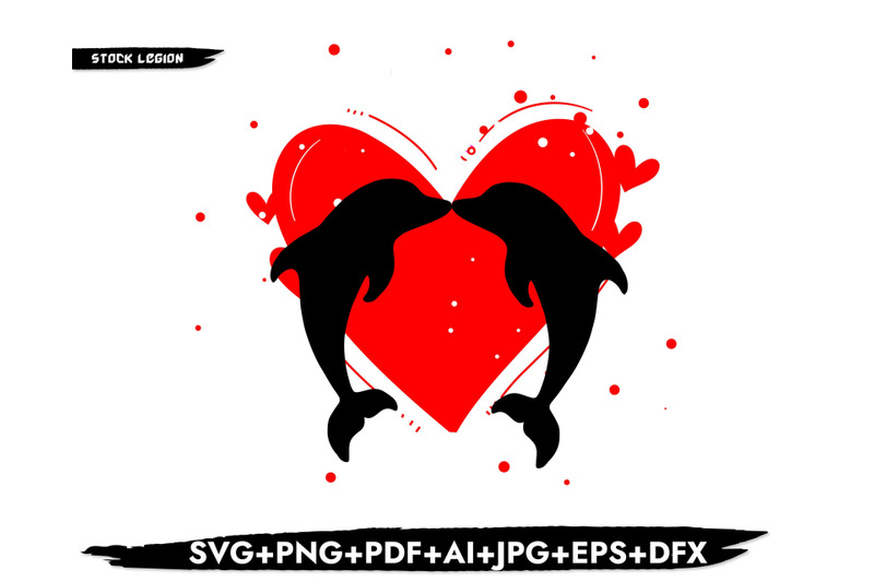 dolphin-heart-svg