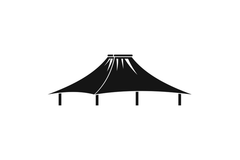 tent-icon-simple-style