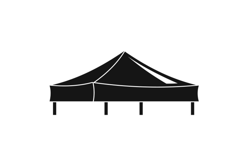 piramide-tent-icon-simple-style