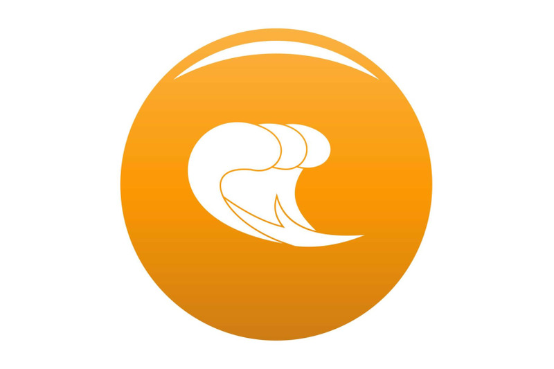 wave-surf-icon-vector-orange