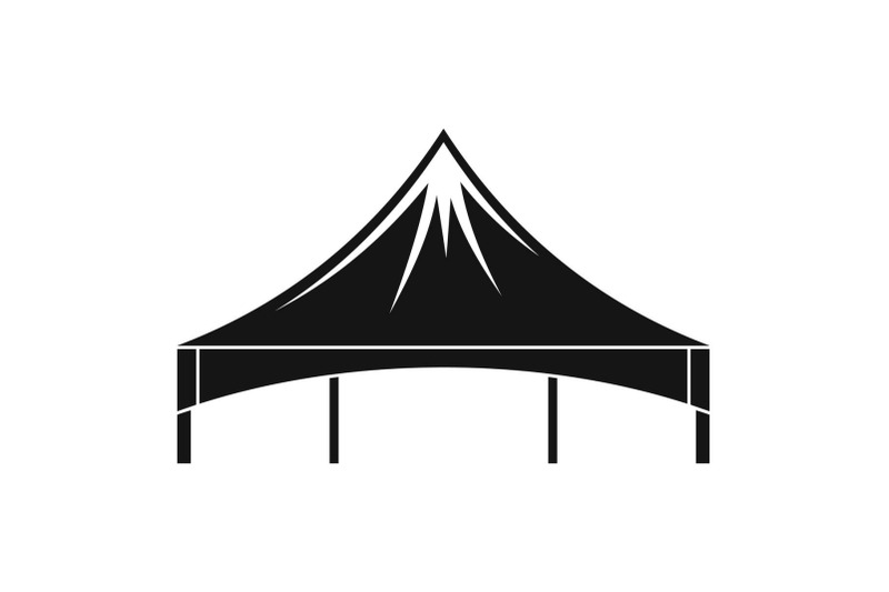 festival-tent-icon-simple-style