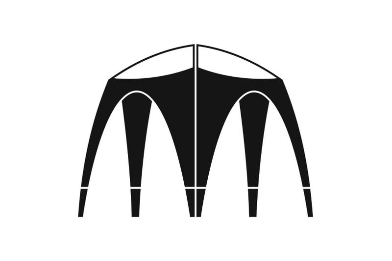 outdoor-tent-icon-simple-style