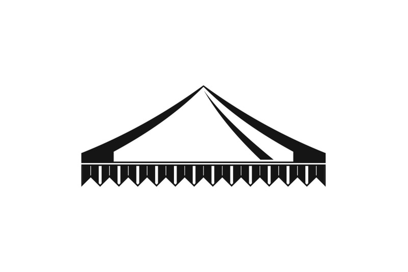 gazelo-tent-icon-simple-style