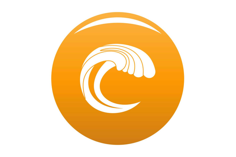 wave-water-nature-icon-vector-orange