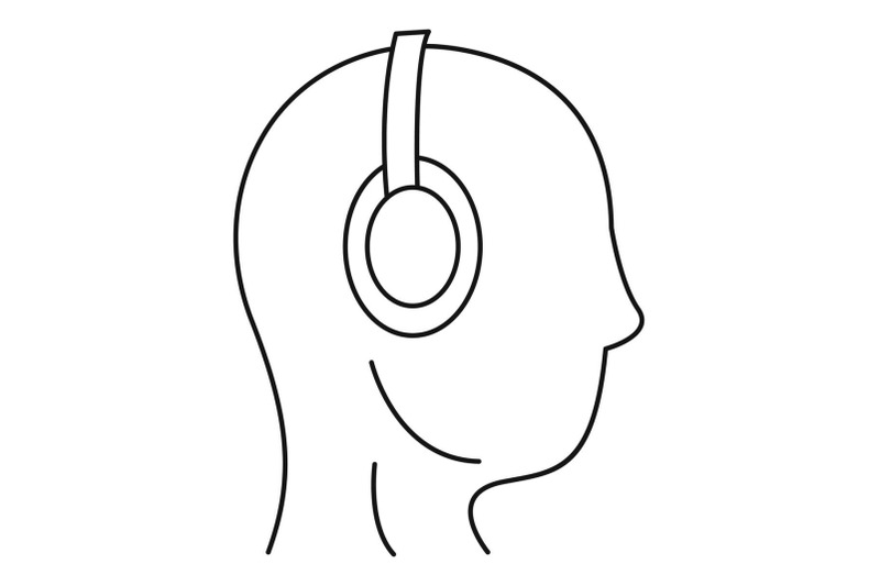 hotline-support-center-icon-outline-style