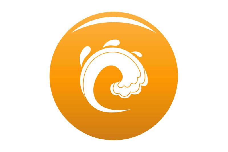 wave-water-tsunami-icon-vector-orange