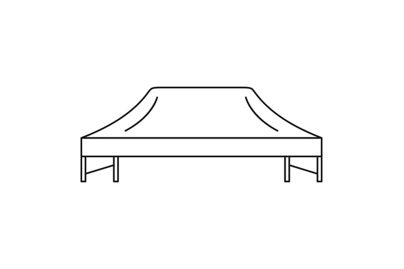 pavilion-tent-icon-outline-style