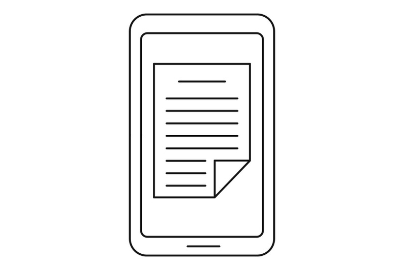 smartphone-document-icon-outline-style