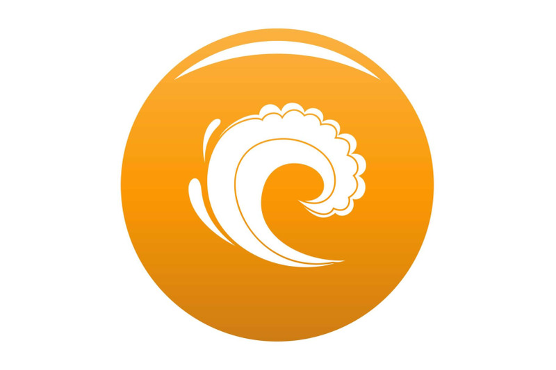 wave-water-surfing-icon-vector-orange