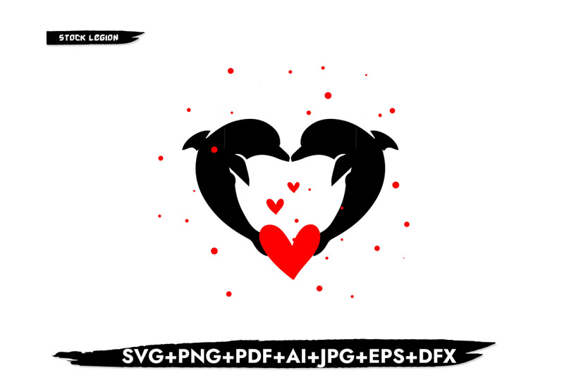 dolphin-love-svg