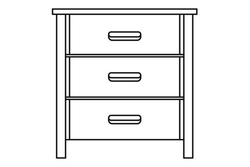 drawer-icon-outline-style