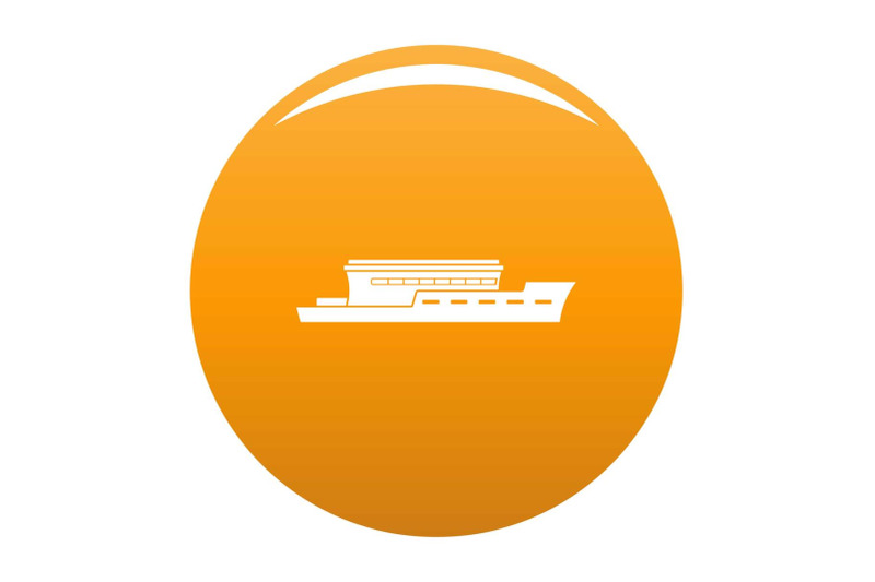 ship-river-icon-vector-orange