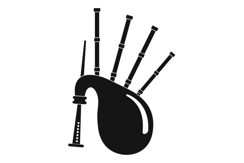 scotland-bagpipes-icon-simple-style
