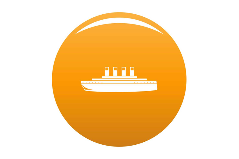 ship-retro-icon-vector-orange