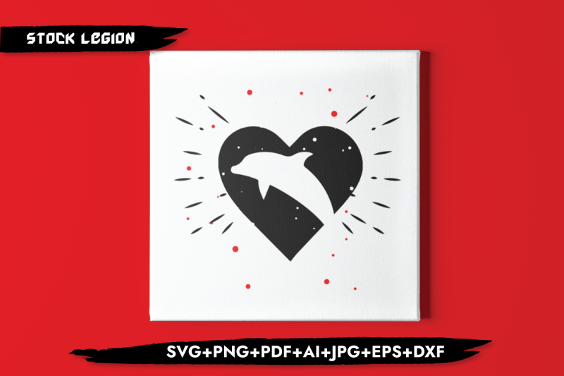 heart-dolphin-svg