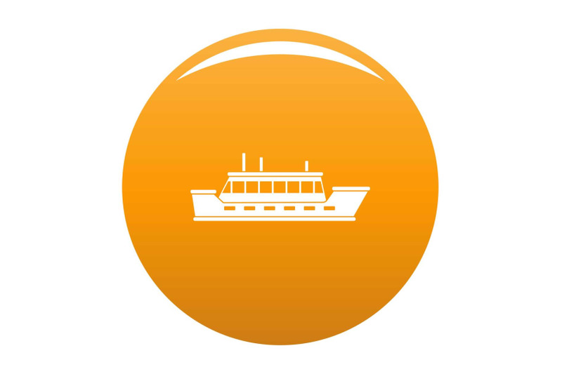 ship-trip-icon-vector-orange