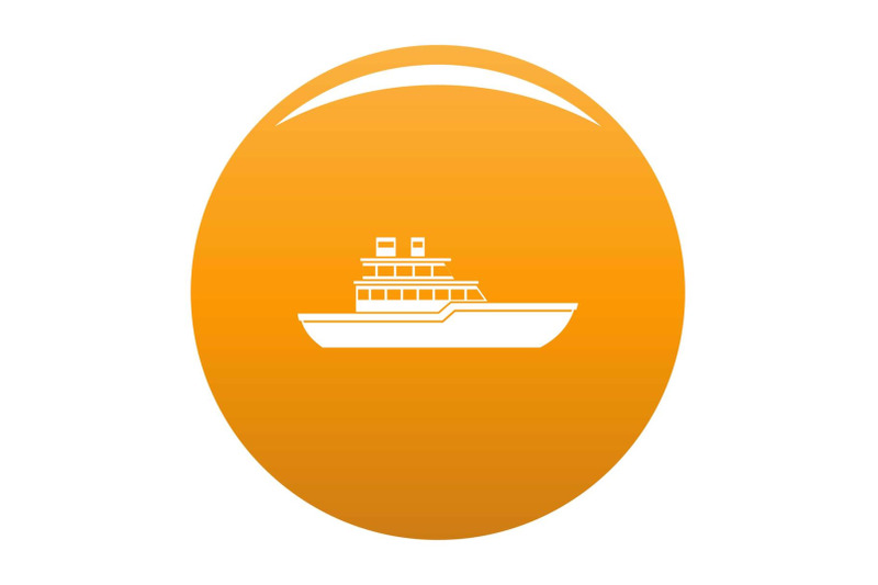 yacht-ocean-icon-vector-orange
