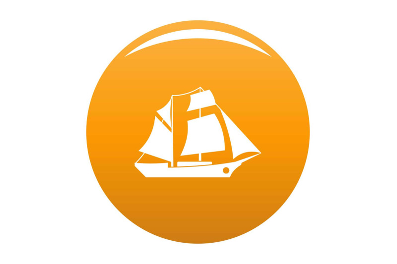 ship-excursion-icon-vector-orange
